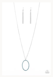 A Dazzling Distraction Blue Necklace