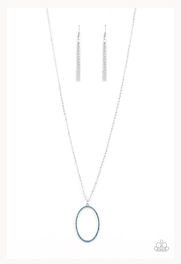 A Dazzling Distraction Blue Necklace