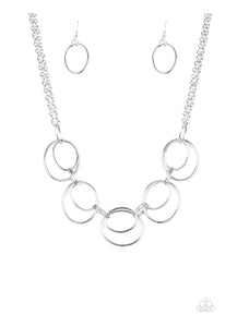 Urban Orbit Silver Necklace