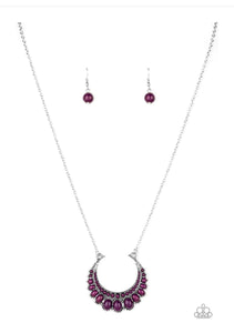 Count to Zen Purple Necklace