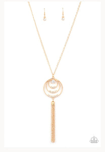 Spiraling Gold Necklace