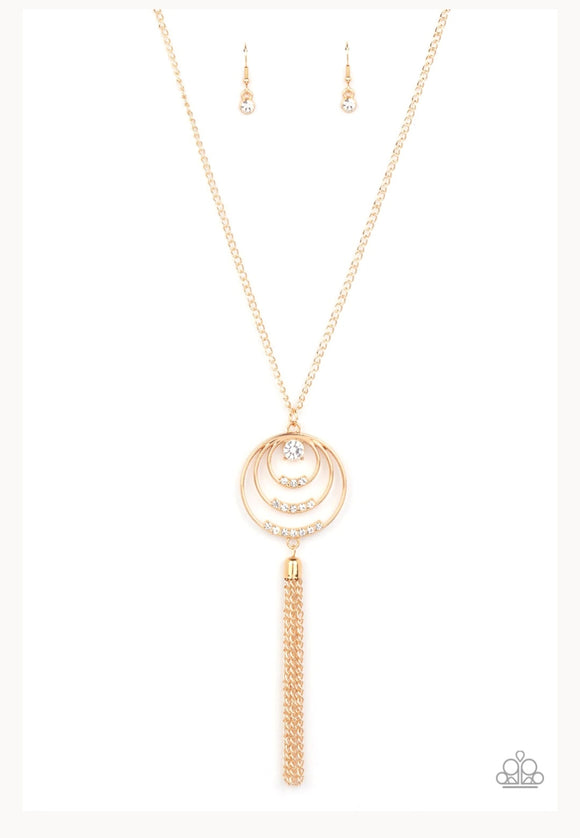 Spiraling Gold Necklace