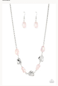 Inspirational Iridescence Pink Necklace