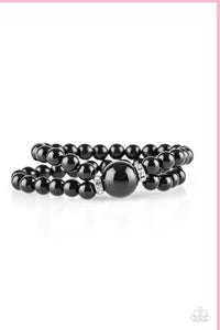 Romantic Redux Black Bracelet