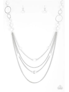 Bubbly Bright White Necklace