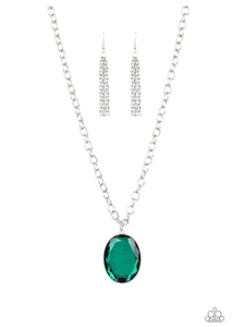 Light As Heir Green Necklace