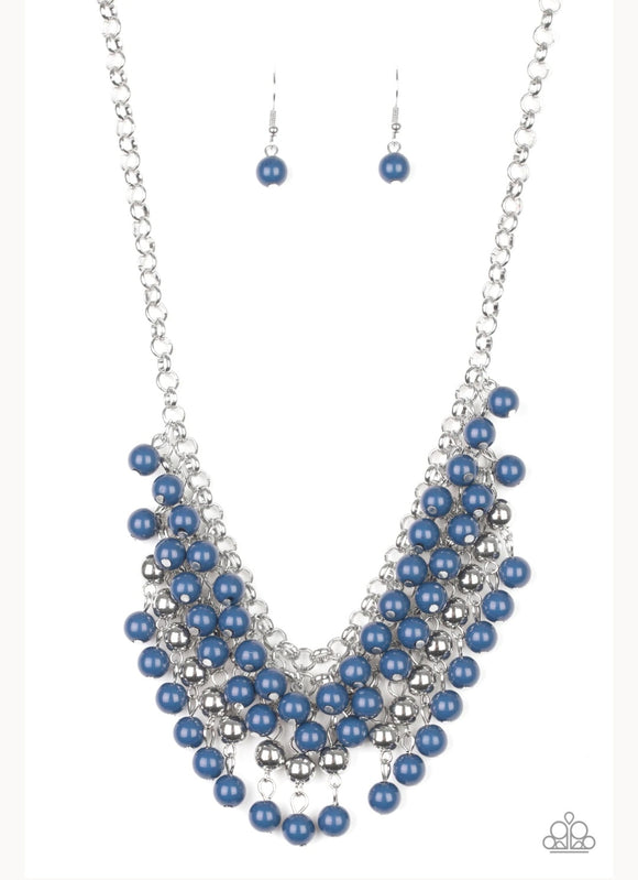 Jubilant Jingle Blue Necklace