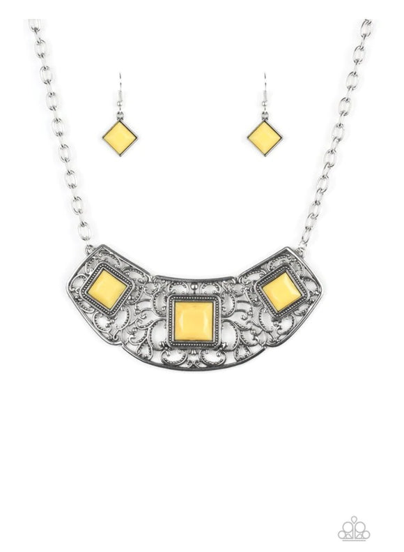 Feeling Independent Yellow Necklace