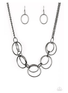 Urban Orbit Black Necklace