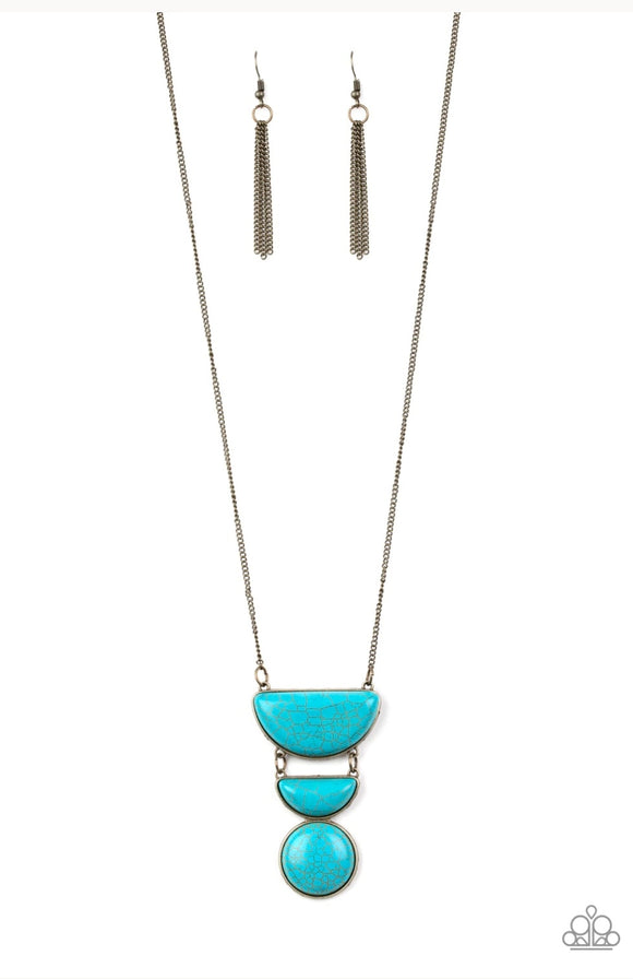 Desert Mason Brass Necklace