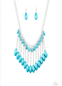 Venturous Vibes Blue Necklace