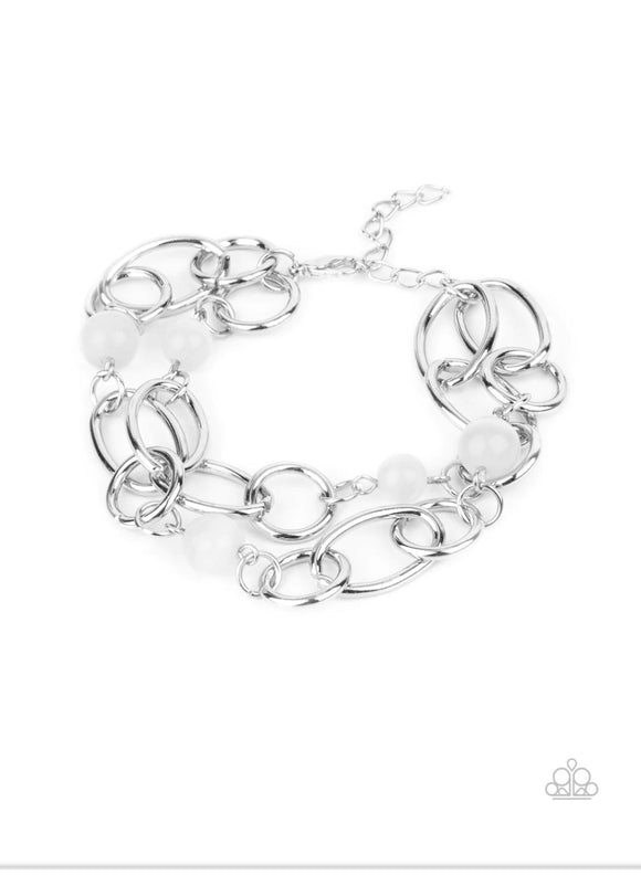 Delightfully Daydream White Bracelet