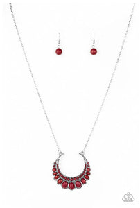 Count To Zen Red Necklace