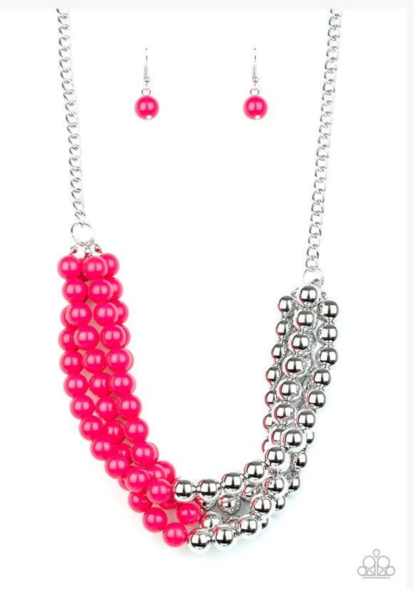 Layer After Layer Pink Necklace